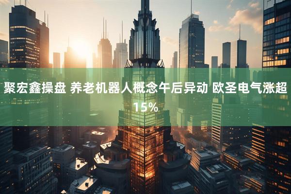 聚宏鑫操盘 养老机器人概念午后异动 欧圣电气涨超15%